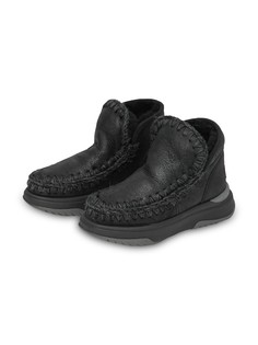 Угги женские MOU FW421000B черные 38 RU