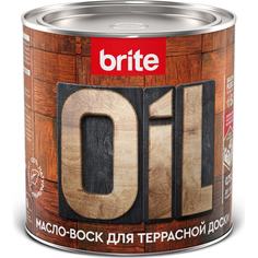 Масло-воск для террасной доски BRITE FLEXX бесцветное, банка 0.75 л, 212475