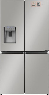 Холодильник Weissgauff WCD 685 NFX Inverter серебристый