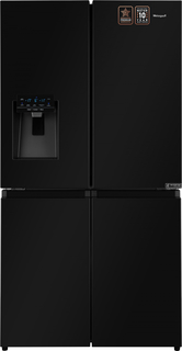 Холодильник Weissgauff WCD 687 NFBX Inverter черный