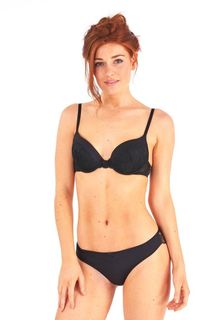 Шелковистые трусы-бразилиана Grace M черный Pretty Polly