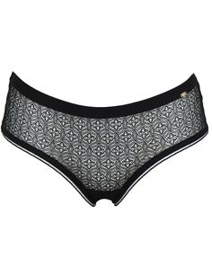 Трусики-шорты Delicate Lace XS черный Pretty Polly