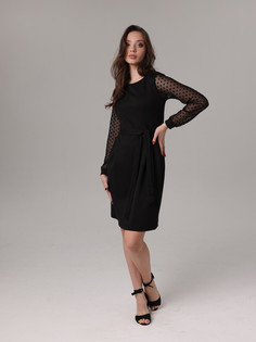 Платье для беременных женское FEST 1-85507Е черное 50 RU ФЭСТ