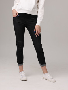 Джинсы для беременных женские FEST 1-163505 черные 46 RU ФЭСТ