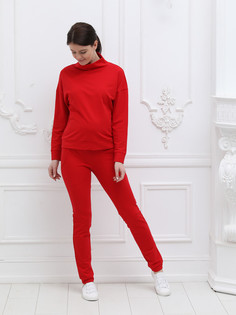 Брюки для беременных женские FEST 1-242505 красные 48 RU ФЭСТ