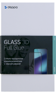 Защитное стекло Deppa для Samsung Galaxy A11 (2020) 3D Full Glue (черная рамка)