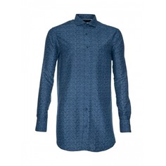 Рубашка мужская Imperator Twist 16 синяя 41/170-178