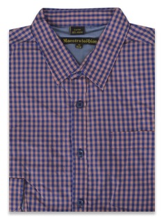 Рубашка мужская Maestro Shell Pink фиолетовая 38/178-186