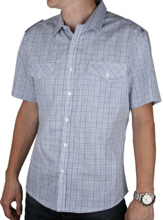 Рубашка мужская Maestro Disco 190-K голубая 43/170-178