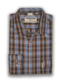 Рубашка мужская Maestro Journey 61 разноцветная L