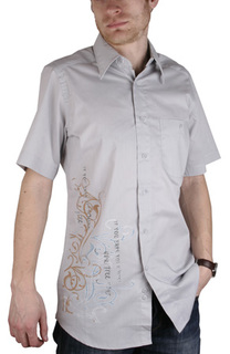 Рубашка мужская Maestro Free-k серая 39/178-186