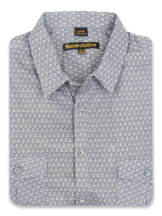 Рубашка мужская Maestro Pilot 41-K серая 38/178-186