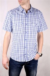 Рубашка мужская Maestro Graffiti 28-K голубая 42/170-178