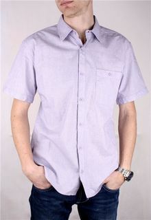 Рубашка мужская Maestro AVR1196 фиолетовая 38/170-178