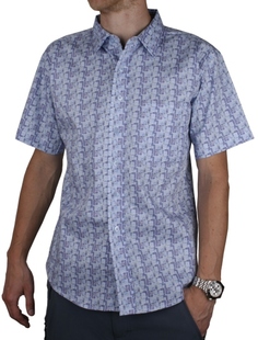 Рубашка мужская Maestro AVR1189 фиолетовая 42/170-178