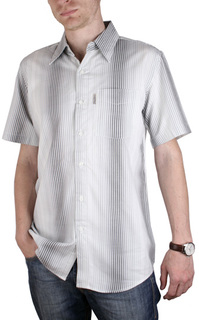 Рубашка мужская Maestro FIT-K серая M