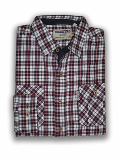 Рубашка мужская Maestro Alps 6 коричневая S
