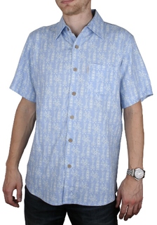 Рубашка мужская Maestro Palm 4-K голубая M