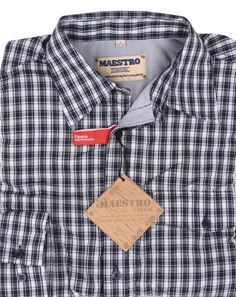 Рубашка мужская Maestro Journey 105-1 серая 2XL