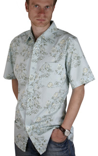 Рубашка мужская Maestro Buket-k голубая 38/170-178