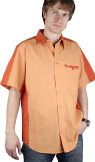 Рубашка мужская Maestro Grafic-k оранжевая S