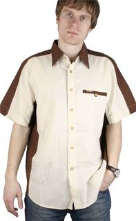 Рубашка мужская Maestro Dragon-k бежевая M