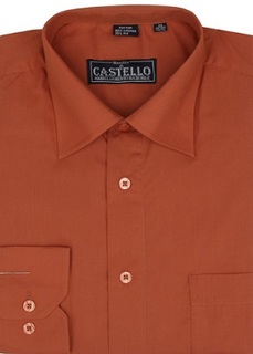 Рубашка мужская Maestro KR 68 оранжевая 39/176-182