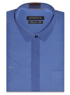 Рубашка мужская Imperator Marselle 1-K sl. синяя 38/178-186