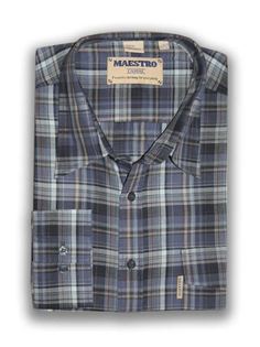 Рубашка мужская Maestro Journey 4 разноцветная L