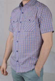 Рубашка мужская Maestro Maks 4-K синяя 43/178-186