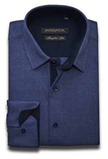 Рубашка мужская Maestro James 8 синяя 40/178-186