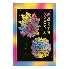 Обложка для паспорта унисекс Эксмо Рик и Морти, разноцветный