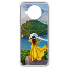 Чехол-накладка Krutoff Clear Case Платье летнее женское для Xiaomi Mi 10T Lite