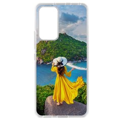 Чехол-накладка Krutoff Clear Case Платье летнее женское для Xiaomi 12 Lite