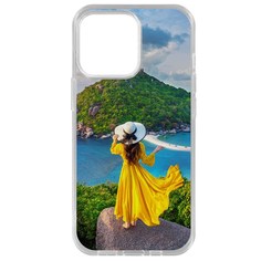 Чехол-накладка Krutoff Clear Case Платье летнее женское для iPhone 14 Pro Max