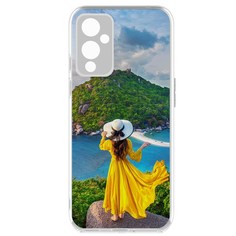 Чехол-накладка Krutoff Clear Case Платье летнее женское для OnePlus 9