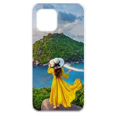 Чехол-накладка Krutoff Clear Case Платье летнее женское для iPhone 11 Pro