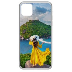 Чехол-накладка Krutoff Clear Case Платье летнее женское для iPhone 11 Pro Max