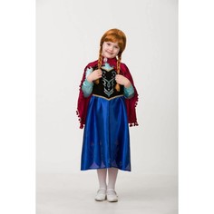 Карнавальный костюм Анна, текстиль, размер 28, рост 110 см Батик