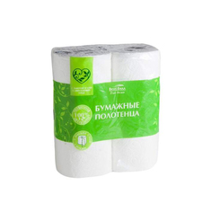 Бумажные полотенца ВкусВилл 2 слоя 2 рулона