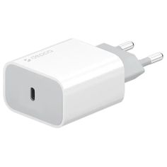 Сетевое зарядное устройство Deppa Power Delivery 20Вт USB Type-C белый (11424)