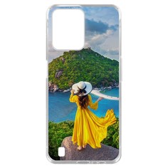 Чехол-накладка Krutoff Clear Case Платье летнее женское для Realme C31