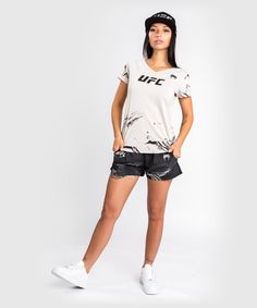 Футболка женская Venum VNMUFC-00126 серая S