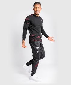 Спортивные брюки мужские Venum VNMUFC-00103 черные XXL