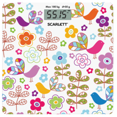 Весы напольные Scarlett SC-BS33E026 белый