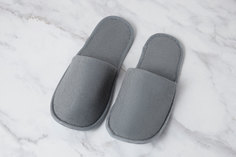 Тапочки женские SMILE of MILADY SM серые 44-45 RU