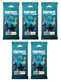 Набор из 5 пакетиков FORTNITE TCG RELOADED от Panini (26 карточек в пакетике)