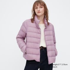 Пуховик женский UNIQLO 450310COL11 розовый S (доставка из-за рубежа)