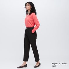 Брюки женские UNIQLO 450606COL09 черные S (доставка из-за рубежа)