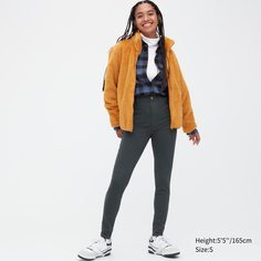 Леггинсы женские UNIQLO 450623COL07 серые 2XS (доставка из-за рубежа)